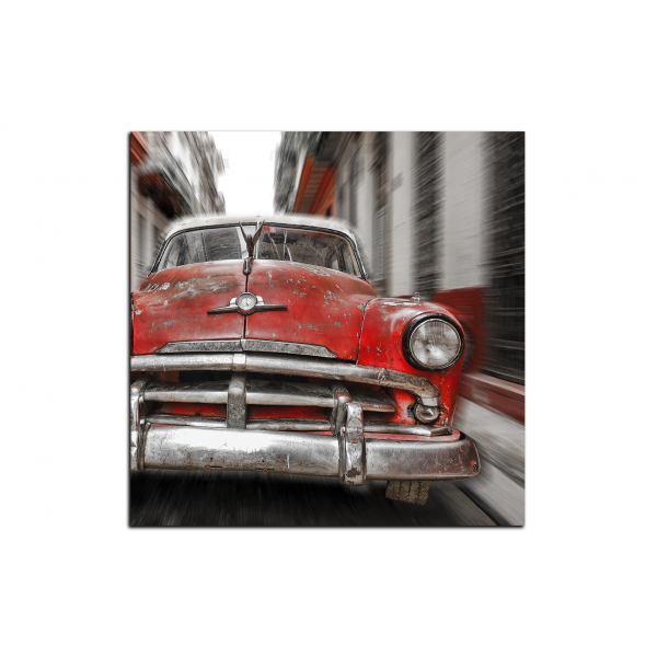 Obraz na plátně - Klasické americké auto - čtverec